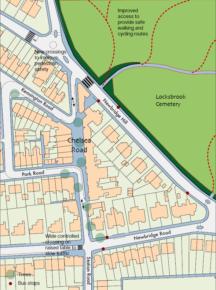 Chelsea Road Project Proposed Road Changes July 2014