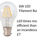 6W LED Filament Bulb Annotated 3