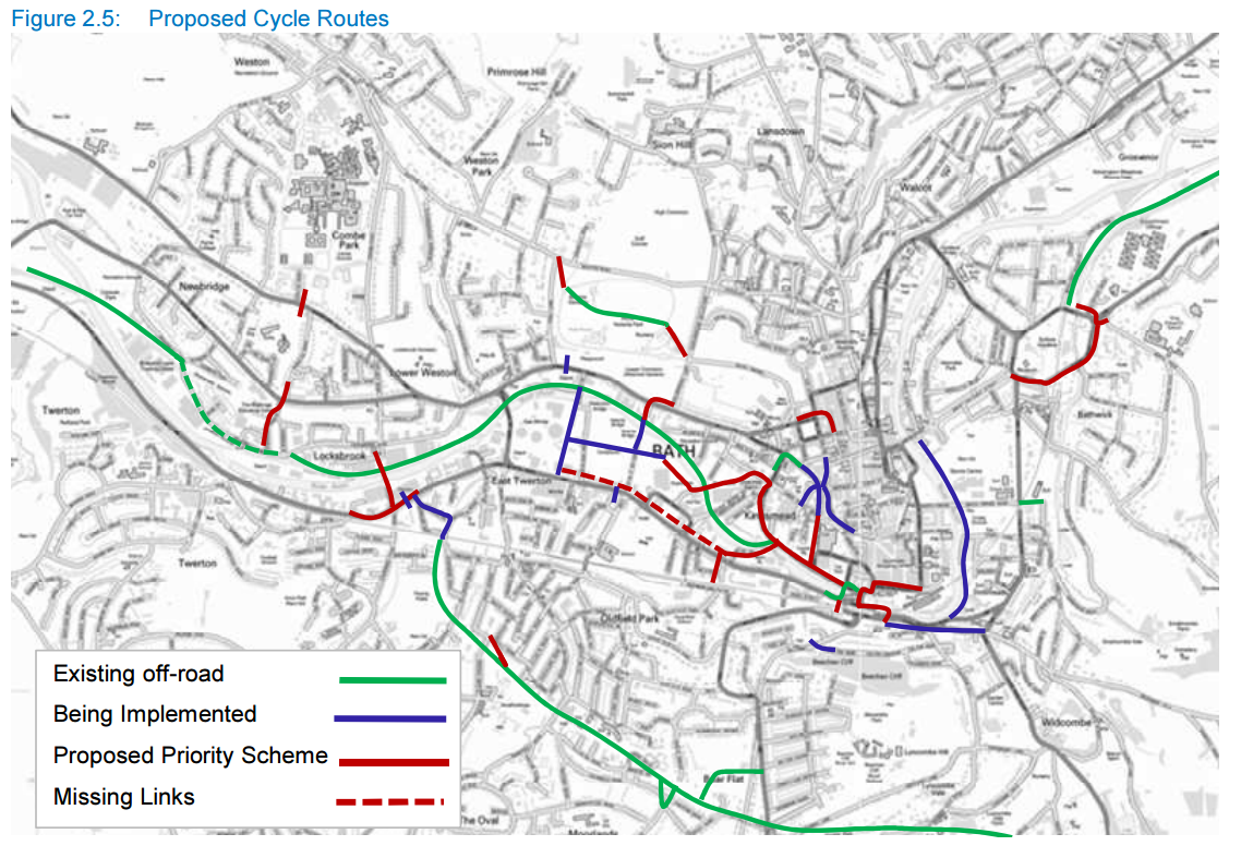 BNES Transport Consultation 6 Cycling Routes